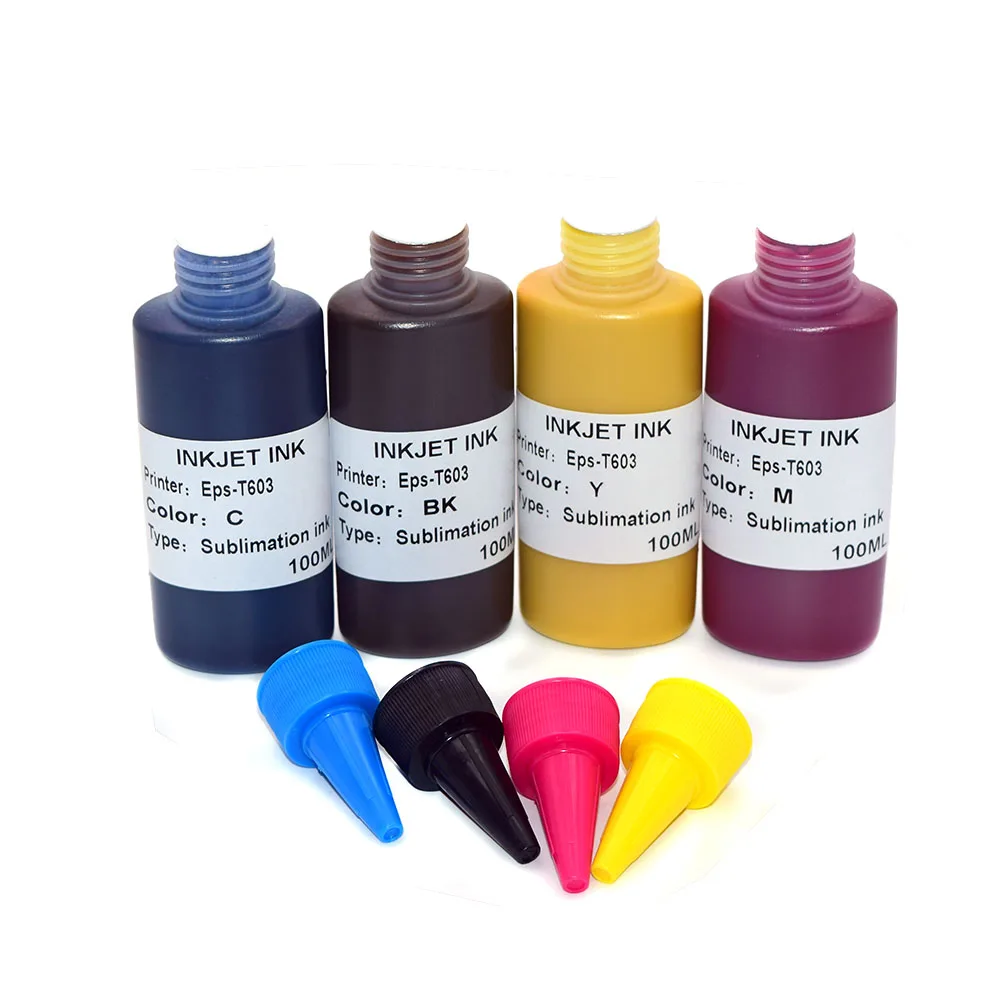 4*100 мл T7031 сублимационные чернила для Epson обозначения яркости|sublimation ink for epson|sublimation