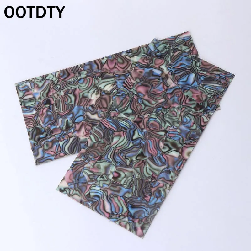 OOTDTY 2 шт. гитарный строитель инкрустация красочная гитара целлулоидная головка