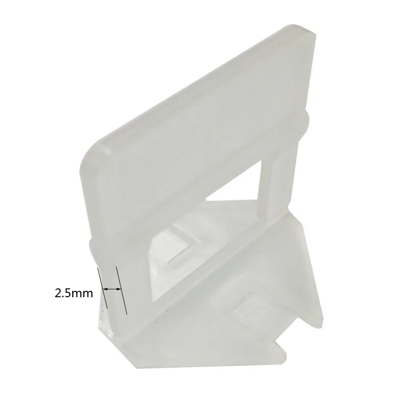 

100pcs 2.5mm Clips Clamps Plastic Ceramic Accessories Level Floor Tiles Sewing Tools