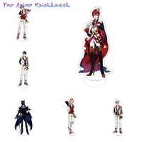 anime figures twisted wonderland acrylic stand model plate cosplay desk decor standing sign keychains for fans friends gift