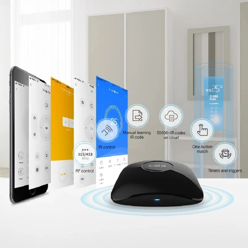 Новейший универсальный пульт дистанционного управления Broadlink RM4 pro IR RF wifi для