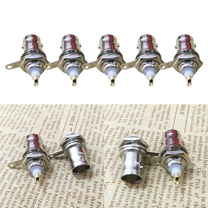 5 шт. гнездовые разъемы BNC шасси Панельное крепление аксессуары для монитора