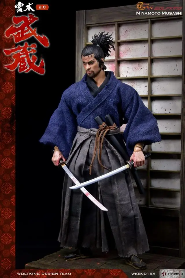 WOLFKING WK89015A 1/6 Миямото Takehide 2 0 Коллекционная экшн-фигурка для фанатов праздничный