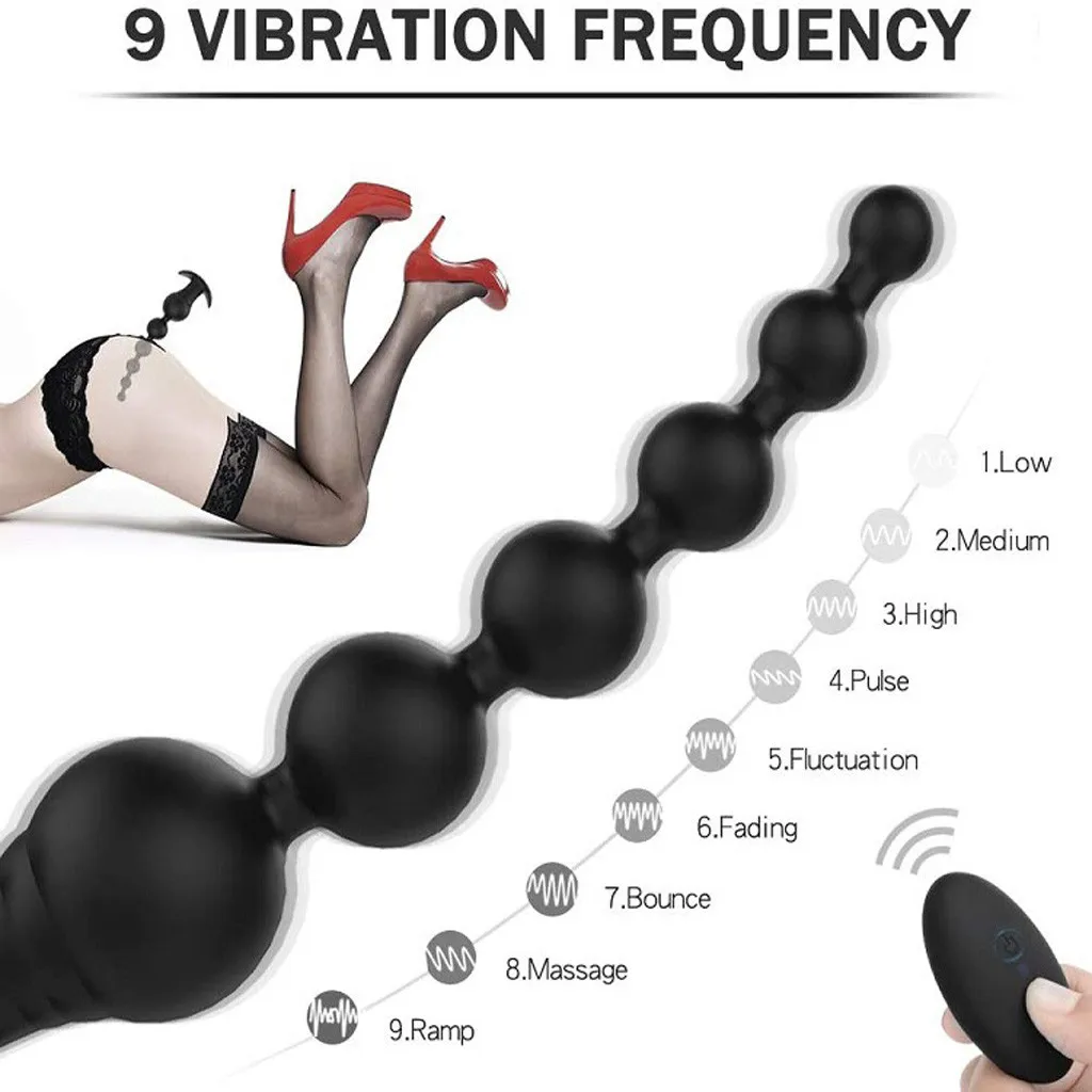 Анальный вибратор секс игрушка для женщин анальные шарики вибраторы геев