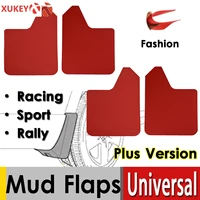 racing red universal mud flaps for car pickup suv truck mudflaps splash guards mudguards dirty fender flares front rear sport