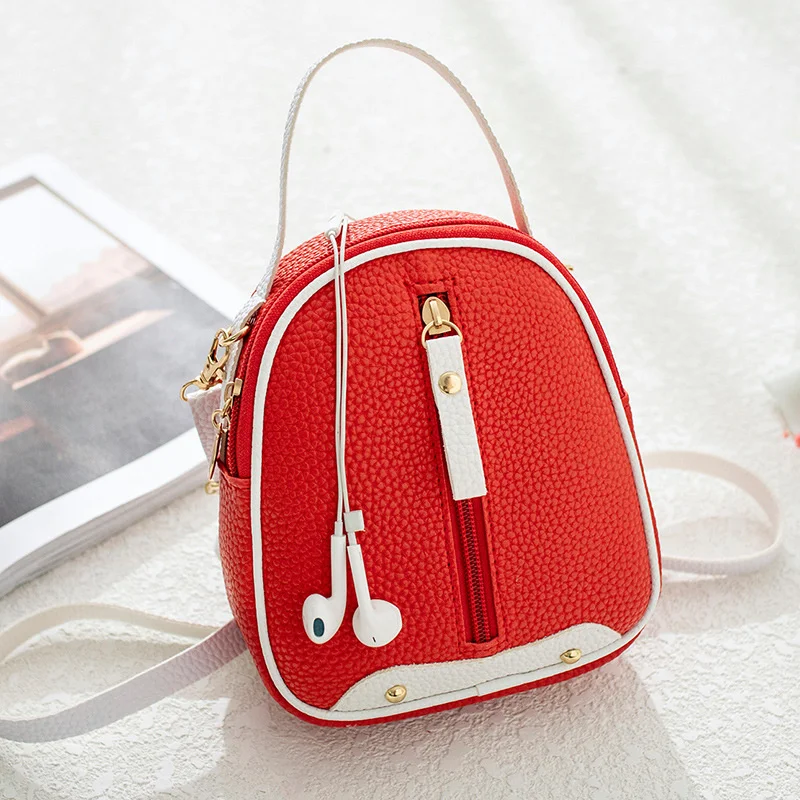 Зимняя сумка Женские Простые и прекрасные сумки рюкзак с узором Личи женский