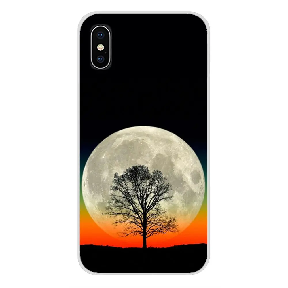 Силиконовый чехол для телефона с красивым рисунком Луны samsung Galaxy S3 S4 S5 Mini S6 S7 Edge S8 S9
