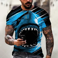 2021 summer hot sale new style 3d printing mens casual t shirt fashion trend young handsome t shirt top