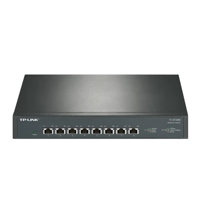 Tp-link 10gbe переключатель 10 Гб rj45 10-гигабитный 10g Гбит/с ethernet 8*10000 Мбит/с tl-st1008 Plug and play |