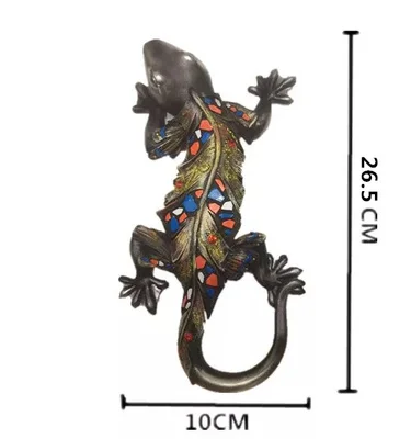 

acrafts House lizard classical resin handicraft ornaments mural decoration lucky evil tattoo creative Cafe Pendant decoration
