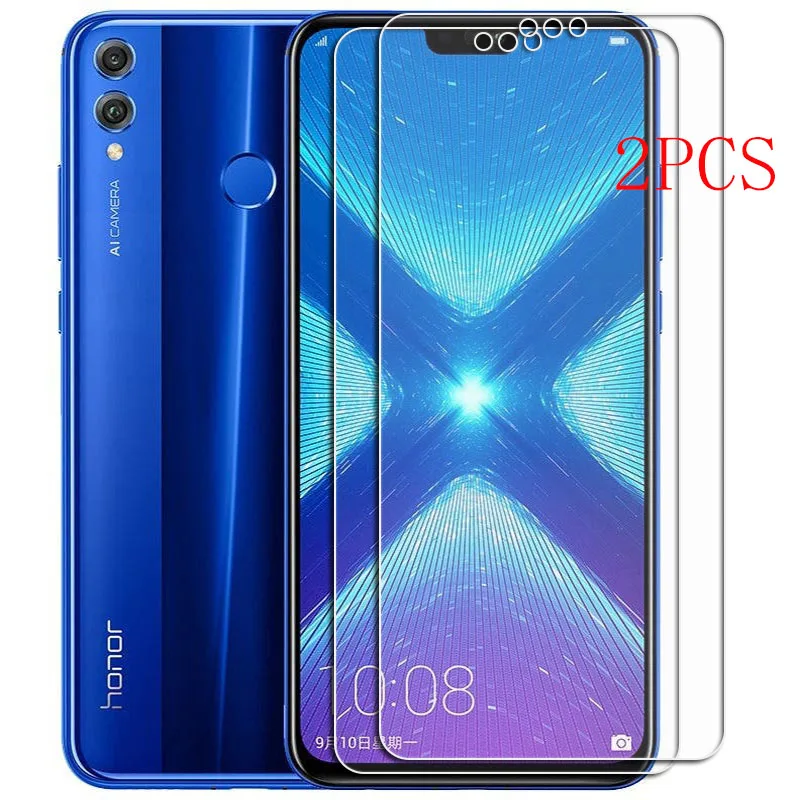 

2PCS FOR Huawei Honor 8X (View 10 Lite) High HD Tempered Glass Protective On JSN-L11 JSN-L21 L22 JSN-L42 Screen Protector Film