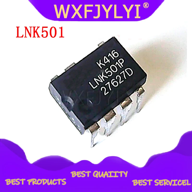 10 шт./лот LNK501 LNK501P LNK501PN DIP7 переключения чип | Электронные компоненты и