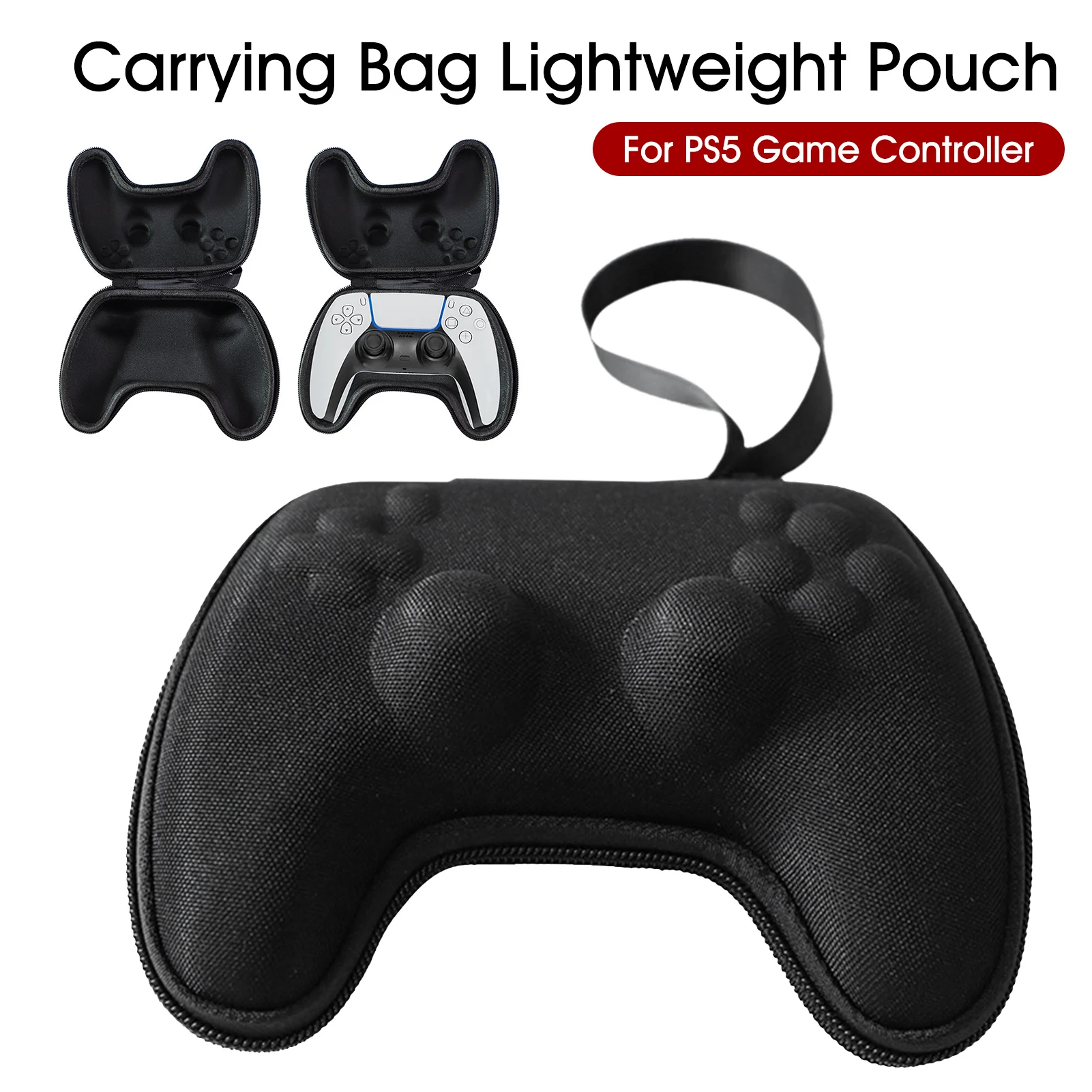 

For PS5 EVA Hard Pouch Case Portable Protective Storage Case Lightweight Easy Carry Gamepad Bag Cover For Sony PS5 Accessories