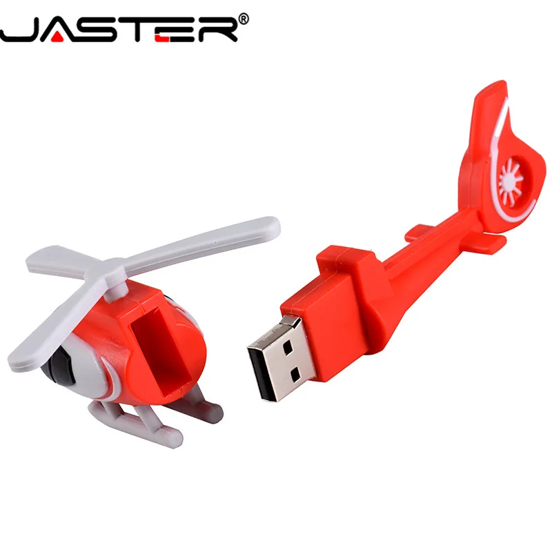 JASTER USB 2 0 мультяшный вертолет модель usb флэш-накопитель 4 Гб 128 ГБ 16 32 64