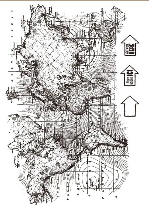 Карта маршрута прозрачный силиконовый штамп/печать для DIY