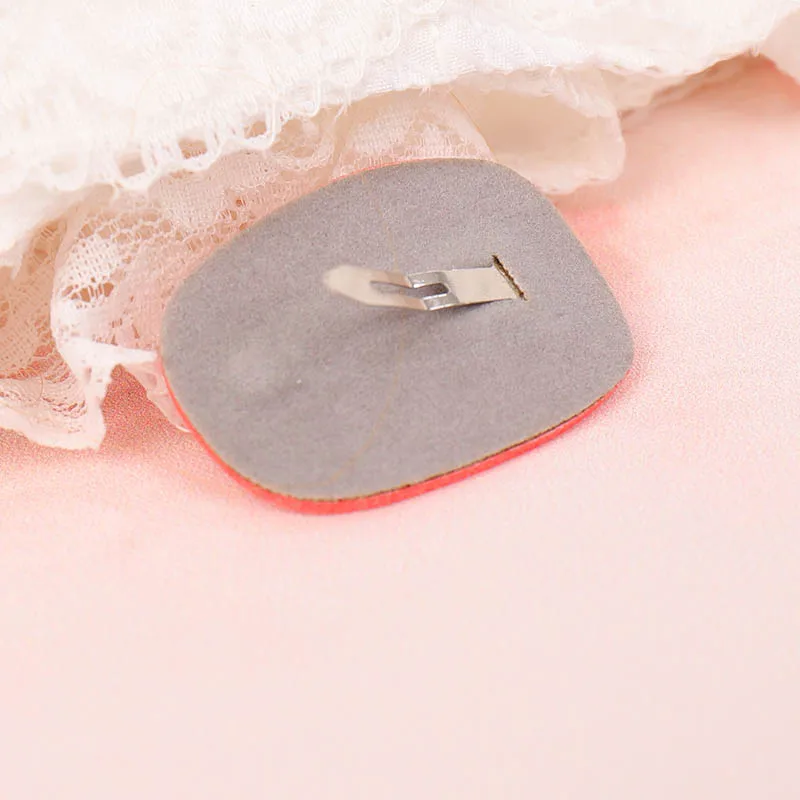 JINJIAN чистый красный цвет bb клип в Корейском стиле простые маленькие свежие