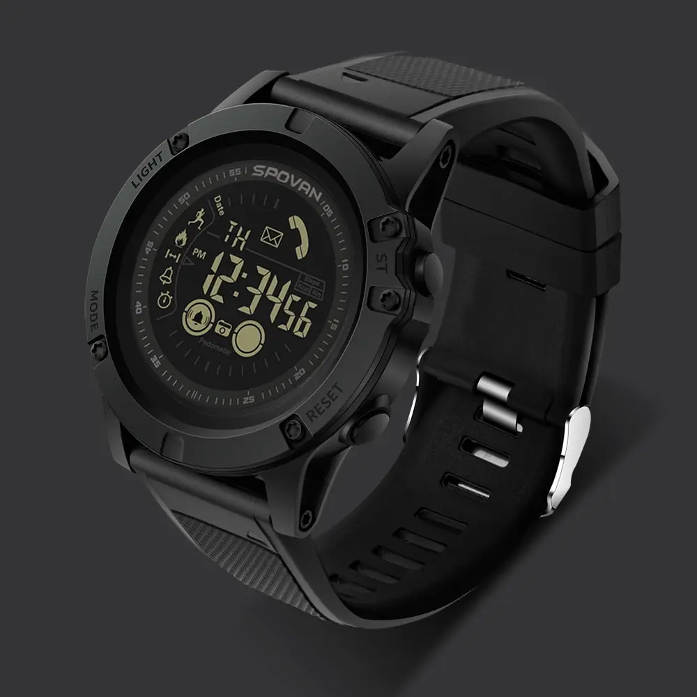 Outdoor Digital Smart Sport Watch for Men with Pedometer Wrist iOS and Android 50M Waterproof | Спорт и развлечения