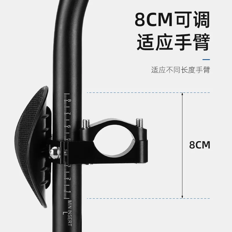Bicycle Aluminum Alloy Frosted Split Rest Bar Mountain Long-distance Road Bike Bend Riding Equipment | Спорт и развлечения