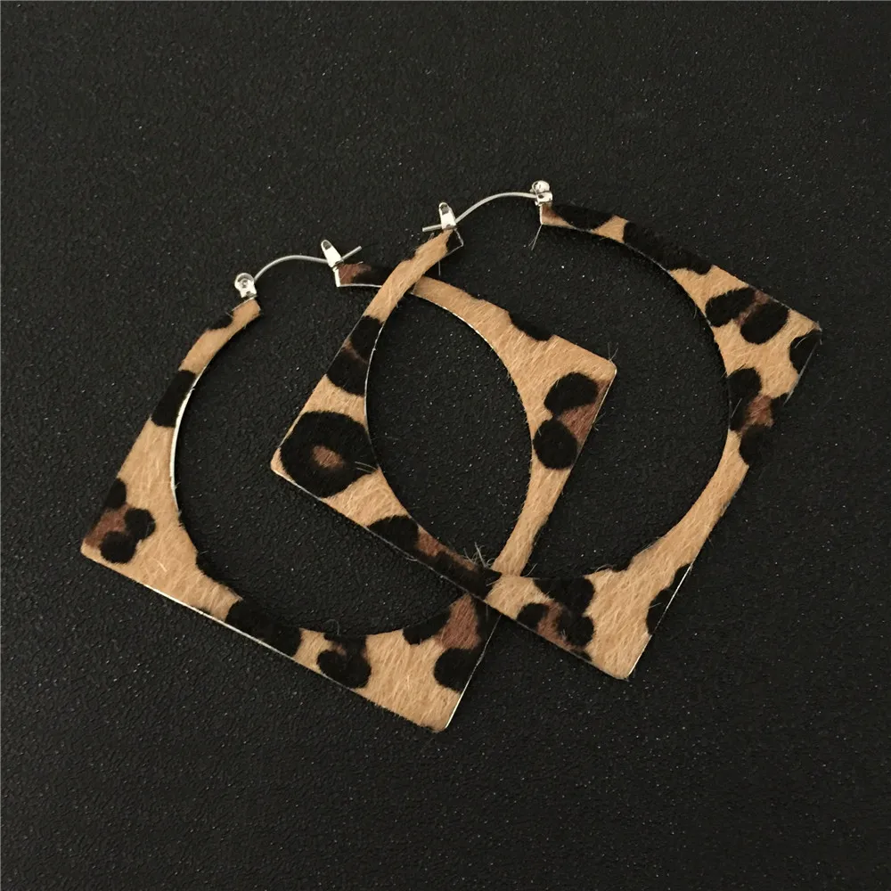 Серьги в стиле Хип-хоп Панк с леопардовым принтом 2020 года новой моды для женщин - свадебное украшение в подарок.