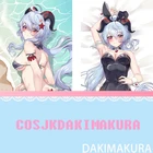 Дакимакура с Genshin воздействия ганю HD Печать Подушка Чехол Корпус обнимающаяся подушка крышка чехол номер отаку Косплэй Декор праздничные подарки