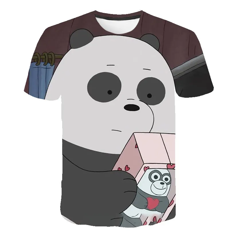 

Boys Panda T-Shirt Kids TShirts Baby Boys Casual Short Sleeves Print T-shirt For Boy Summer Children Toddlder Tee Shirts Tops