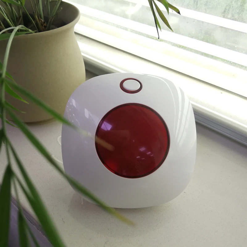 Wifi 433MHz Wireless Strobe Siren Sound and Light 100dB for G50 W123 PG103 PG168 Home Security WIFI GSM Alarm Panel System | Безопасность