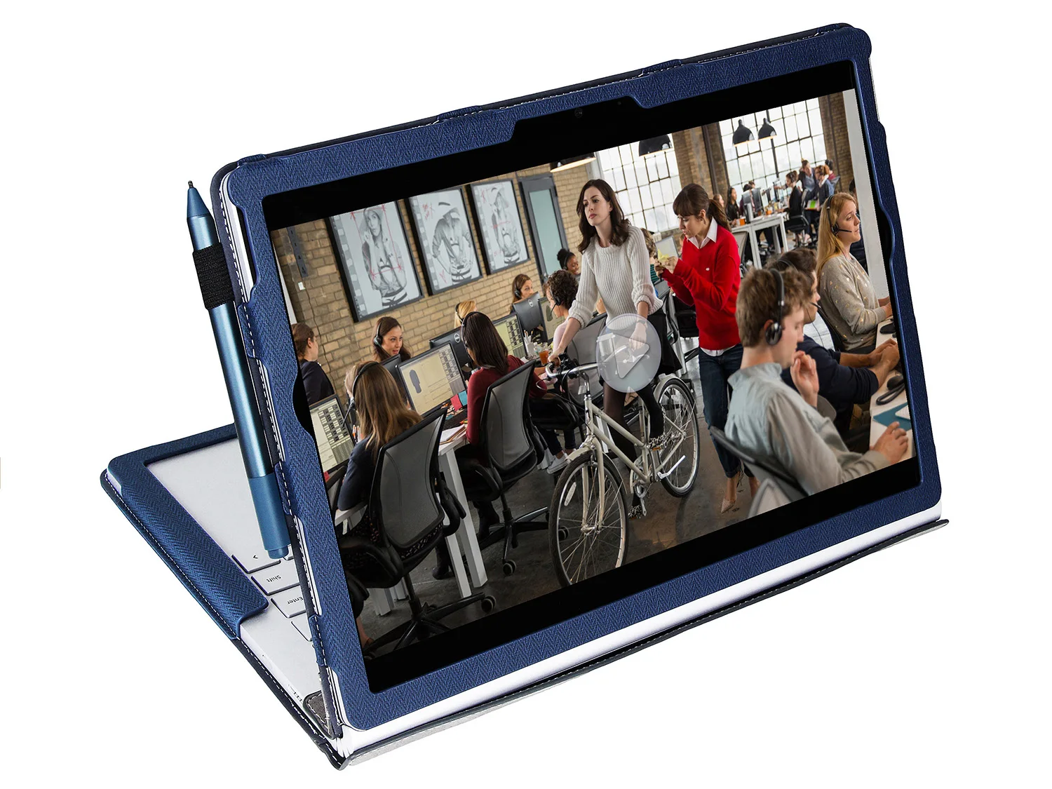 Новая обновленная версия чехол для ноутбука для microsoft Surface Book 2 13,5-дюймов-Премиум PU съемный флип-чехол-книжка