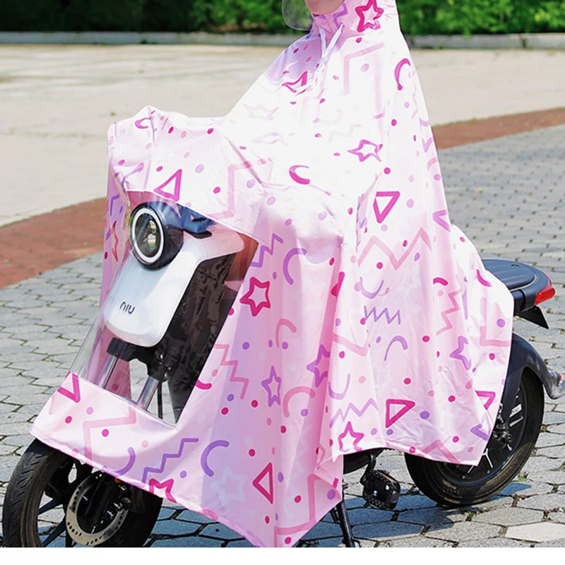 Длинный Пластиковый женский дождевик мотоциклетная шляпа практичная