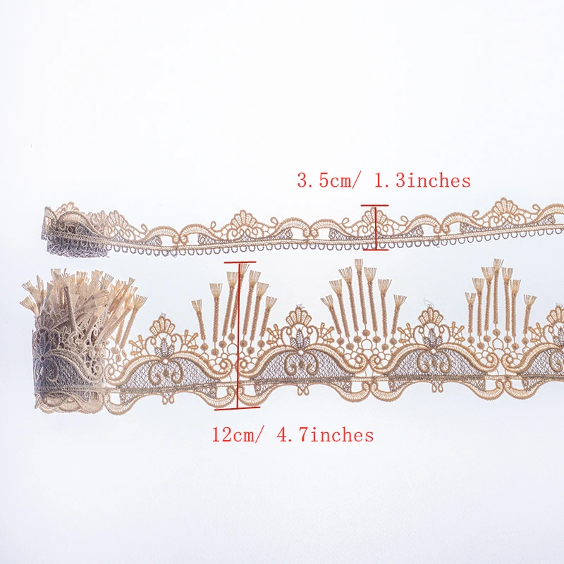 Cusack 2 ярдов 12 см кисточка кружева украшение лентами для текстильный диван дома