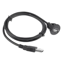 1m car dash board mount a male to a female usb 2 0 socket extension panel cable dec14