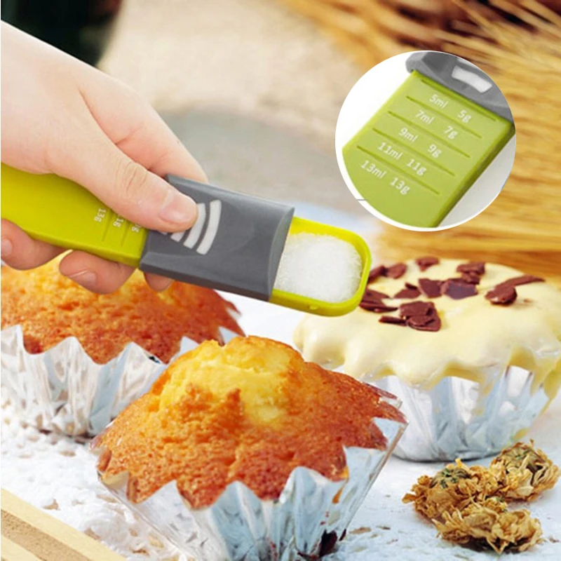 Новые измерительные ложки для выпечки инструмент мерная чашка двойной конец