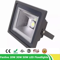 4pcslot floodlight 10w 20w 30w 50w ac85 265v floodlights searching lamp ip65 reflector foco led exterior outdoor spot light
