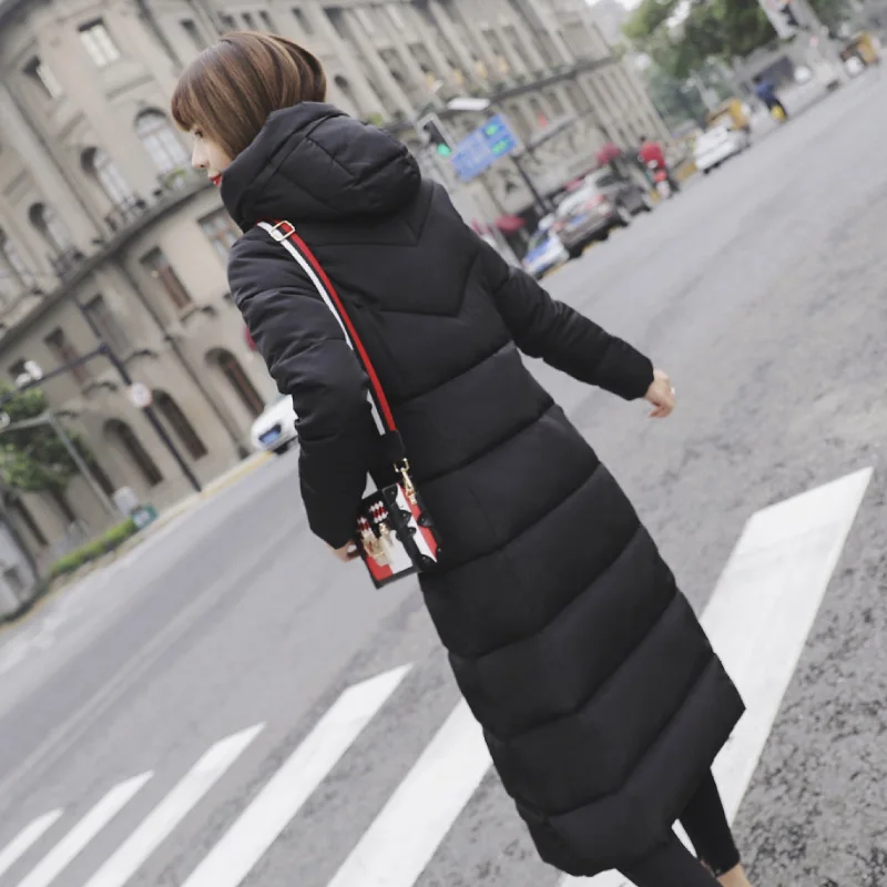 Зимняя женская куртка 2020, Длинная женская куртка с капюшоном и хлопковой подкладкой, Высококачественная теплая верхняя одежда, Женская пар... от AliExpress RU&CIS NEW