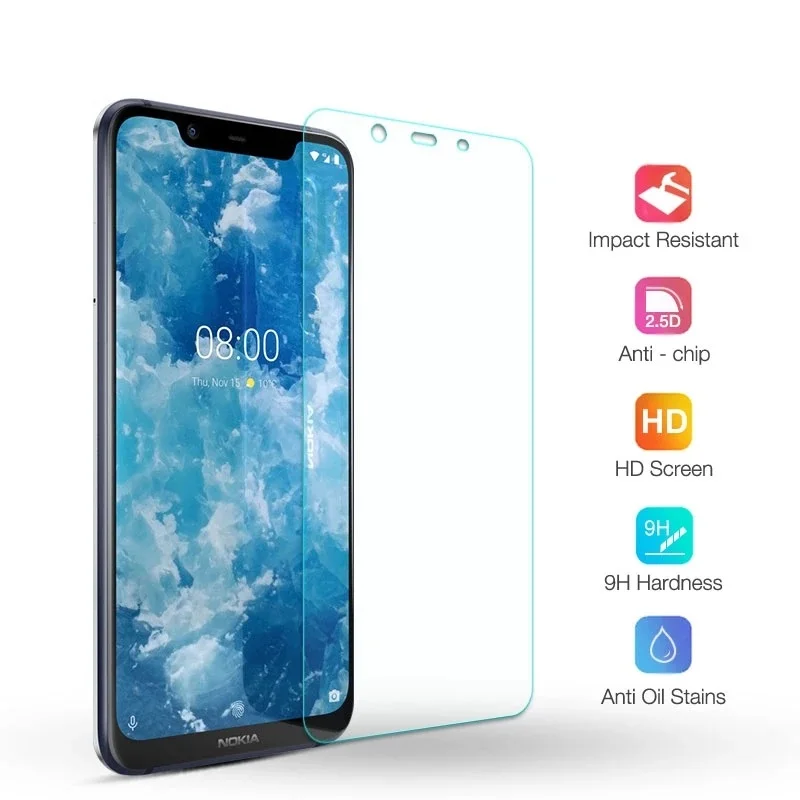 

9H Tempered Glass for Nokia 1 2 3 5 6 7 8 3.1 8.1 Plus X71 Screen Protector On For Nokia C10 C20 G10 G20 X10 X20 Glass Film