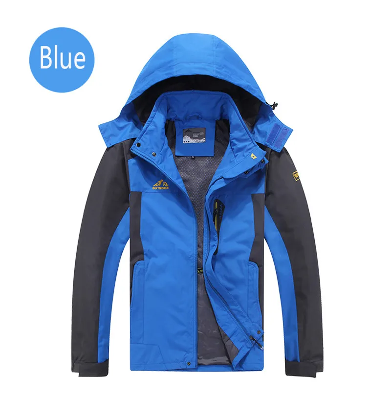 blue Peilow Демисезонный верхняя одежда тонкая куртка Для мужчин Водонепроницаемый ветровка человек пальто Chaquetas Hombre Большие размеры L-5XL, 6XL, 7XL, 8xl - Цвет: blue