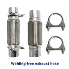 Шумоподавляющий глушитель для выхлопной трубы из нержавеющей стали