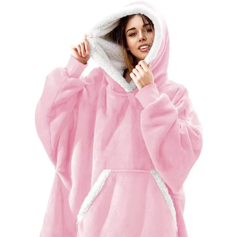 Women Loose Hoodie 2022 Fashion Trend Oversized Hoodie for Female Winter Unisex Plush Hooded Hoody Home Casual Sweatshirts