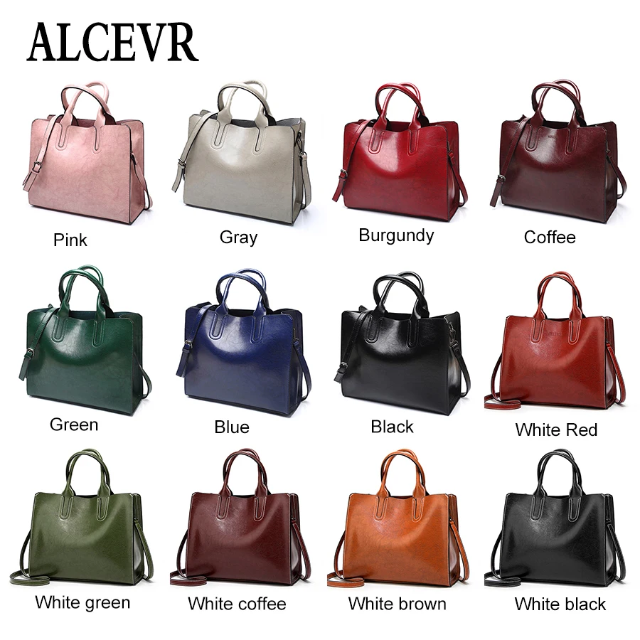 ALCEVR модные сумки с верхней ручкой для женщин сумка через плечо из искусственной