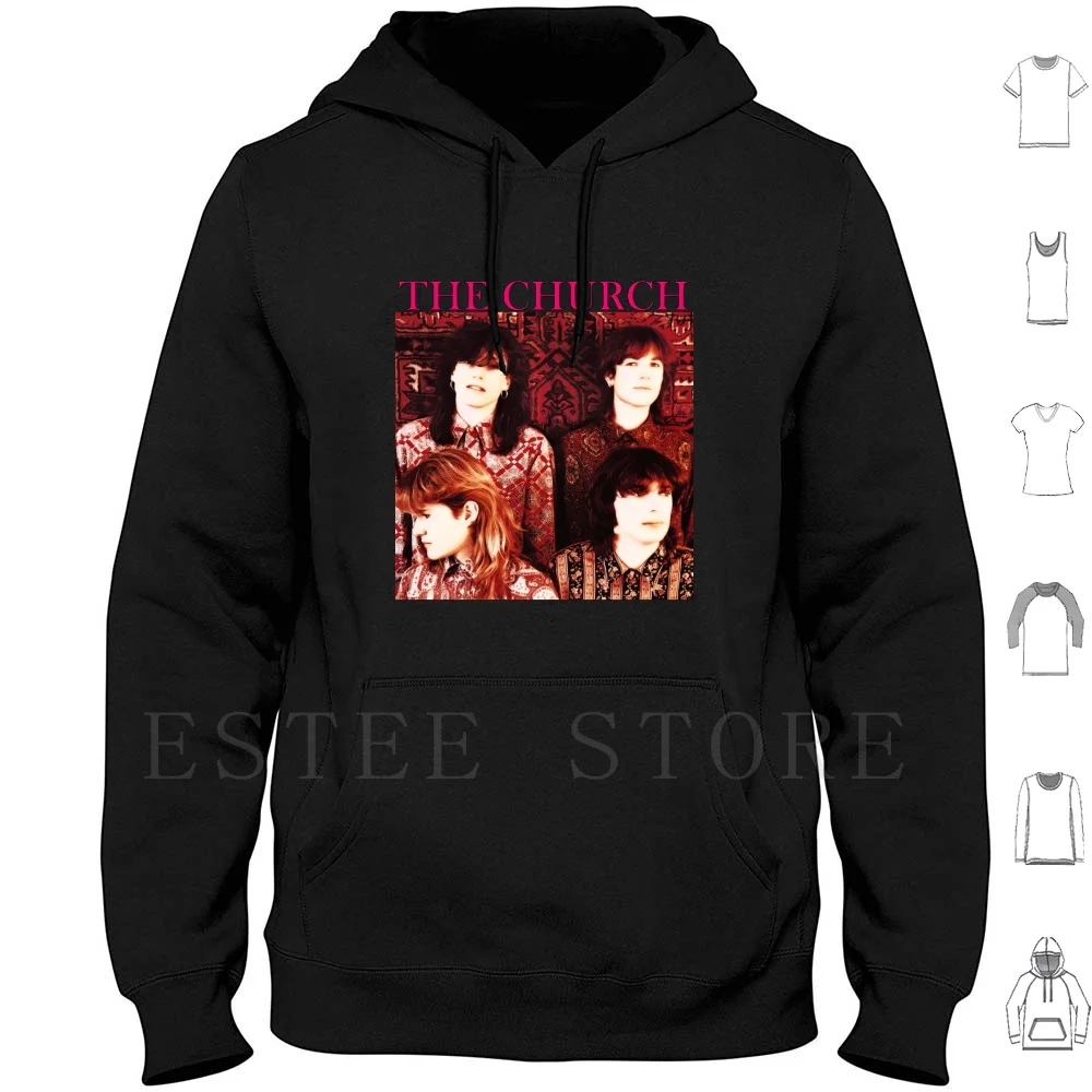 

The Church-Heyday Hoodies Long Sleeve The Church Church Heyday Kilby Australian Australia Oz Punk Paisley Pop