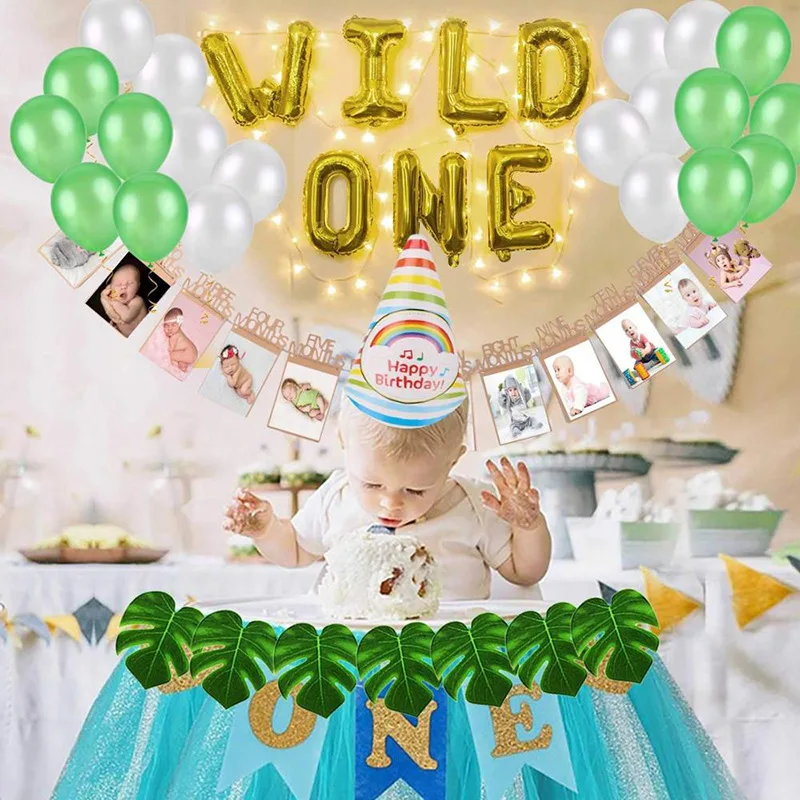 Светодиодный дикий один ребенок праздничные украшения: воздушные шары Набор