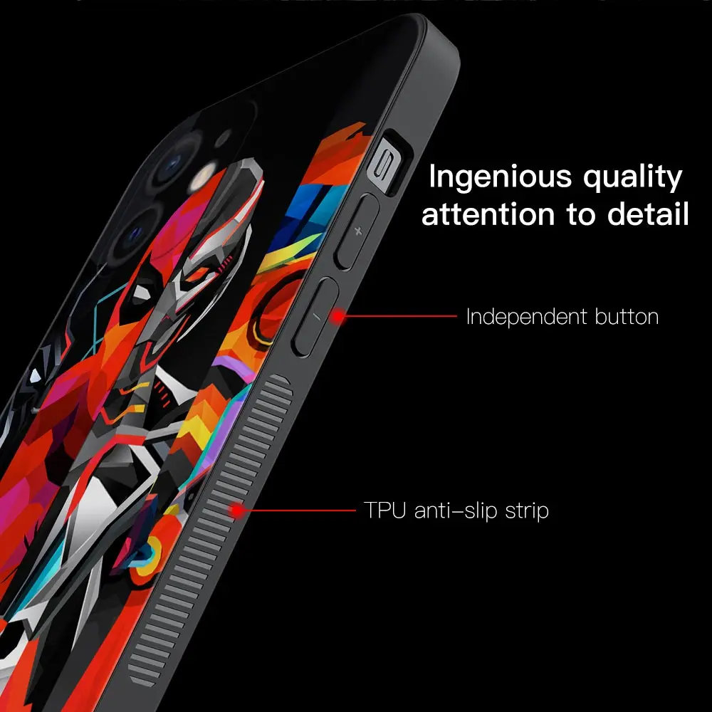 Phone Case For Apple iPhone 14 13 12 11 Pro Max 13 12 Mini XS Max XR X 7 8 Plus 6 6S Cover Marvel Iron Man Comics