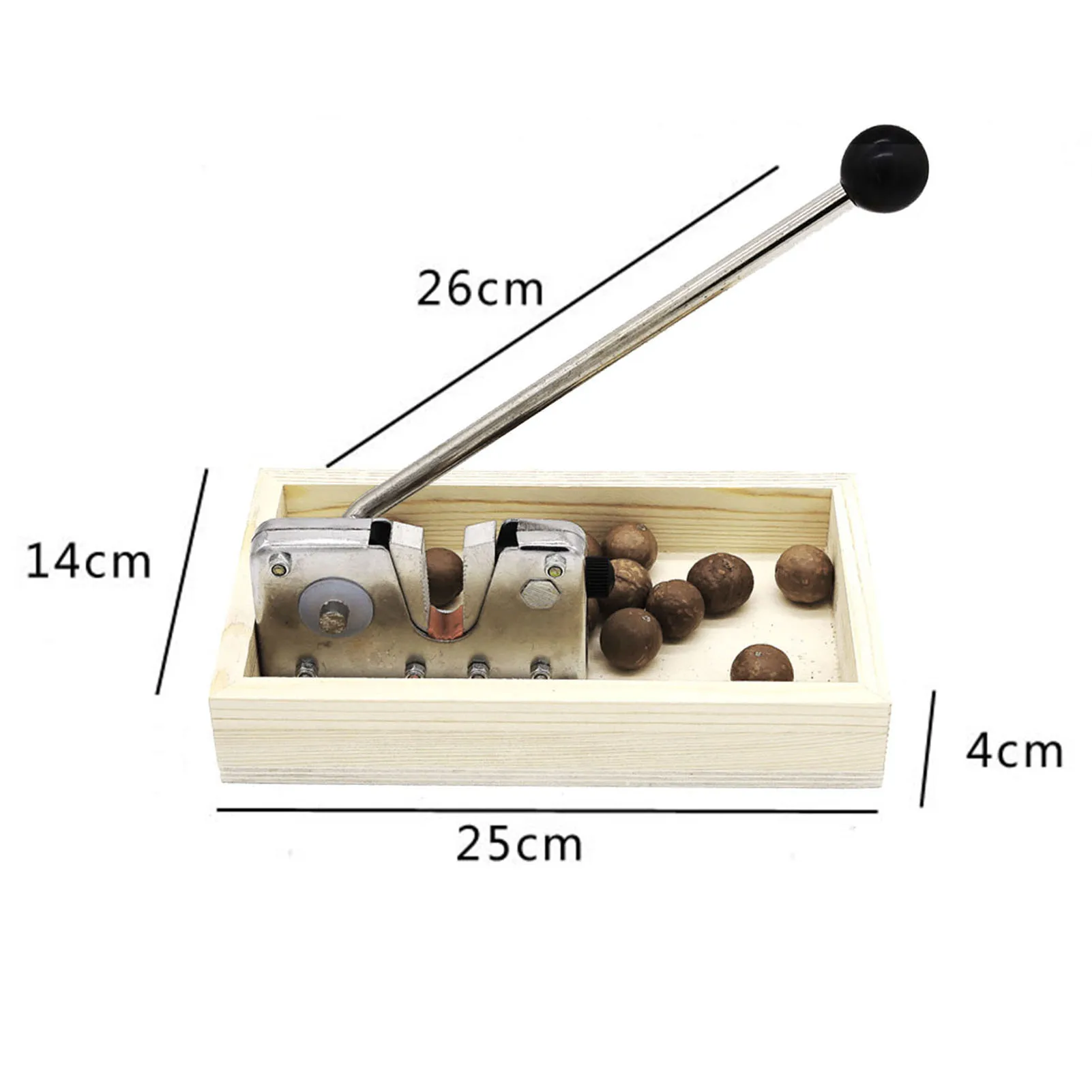 

High Quality Manual Nutcracker Pecan Nut Cracker Opener Tool With Handle Kitchen Utensils Supplies Tools Accessories