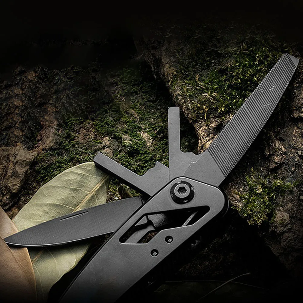 

Survival Tools Kits Stainless Steel Multi Pliers Folding Tactical Knife Telescopic Combination Multifunction Camping Emergency