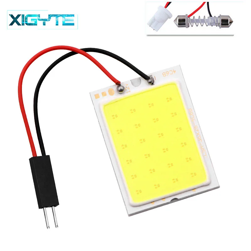 3 шт. C5W Cob 24 SMD чип белая лампа для чтения led T10 автомобильная светодиодная парковки