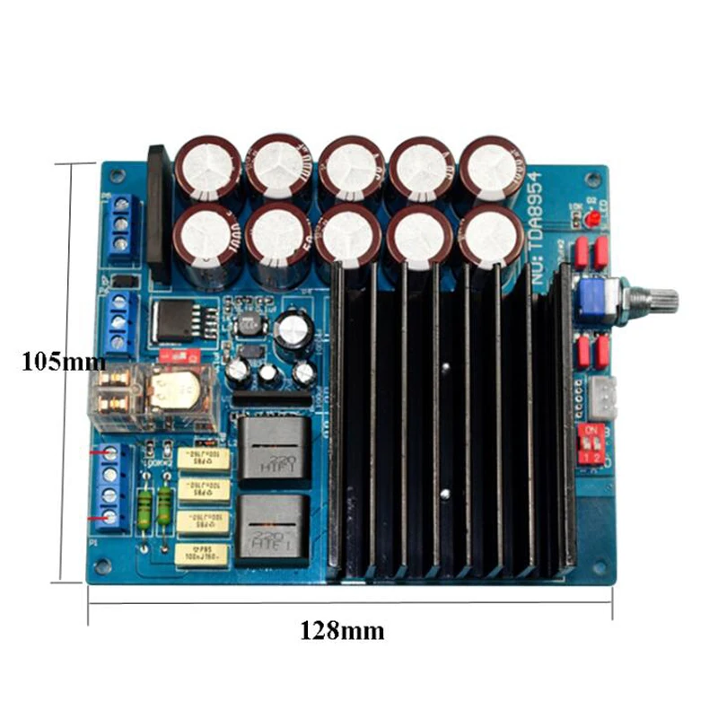 Топ Tda8954 Hifi Fever цифровой усилитель доска класса D плата питания высокой мощности 210