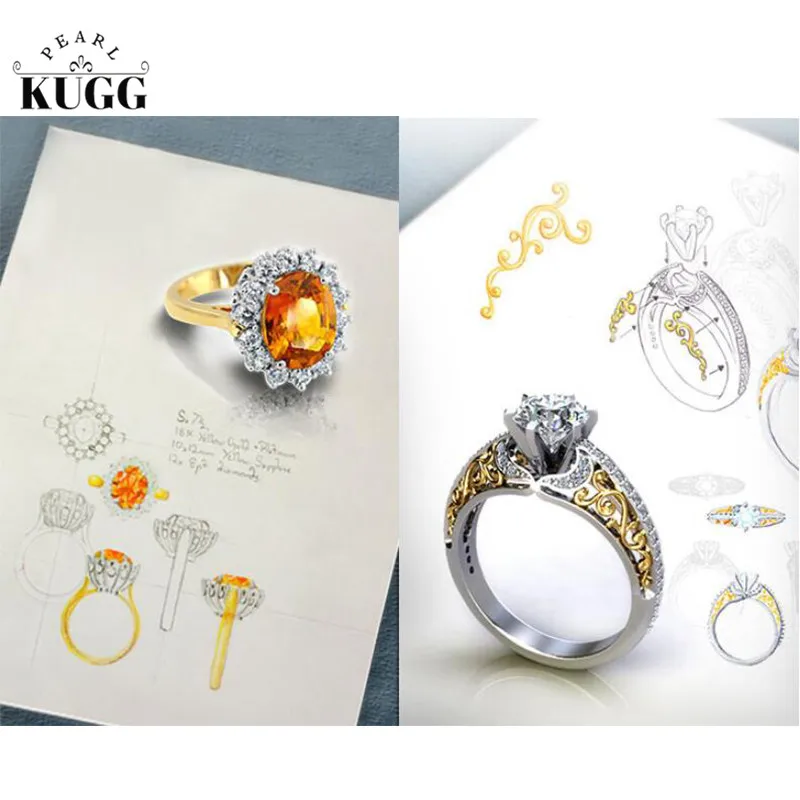 KUGG Design Your Own Jewelry Earrings Rings Pendants Necklaces Bracelets Fine Jewelry Customization