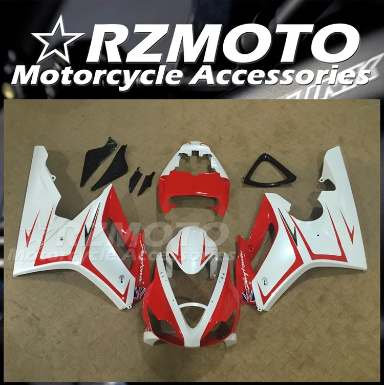 

4 Gifts New Injection ABS Motorcycle Fairings Kit Fit for Triumph Daytona 675R 675 2006 2007 2008 06 07 08 Red White