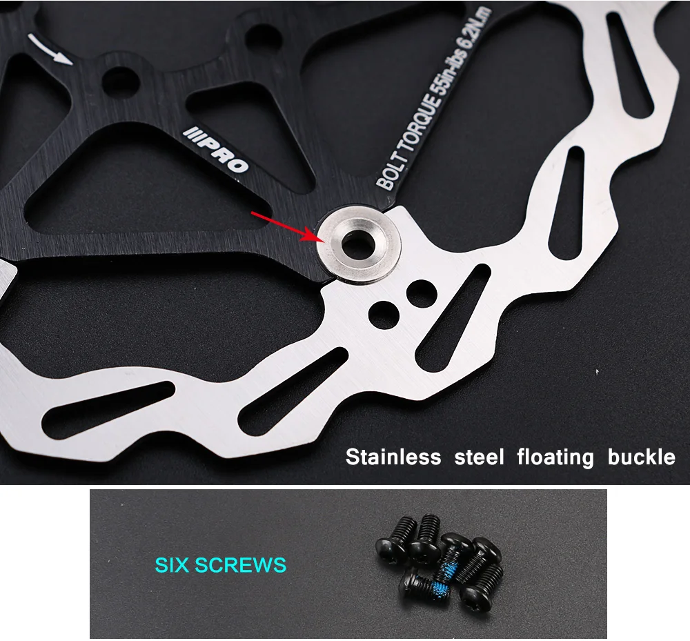 Дисковые тормозные диски DH сверхлегкие плавающие дисковые колодки 160 мм 180 6/7