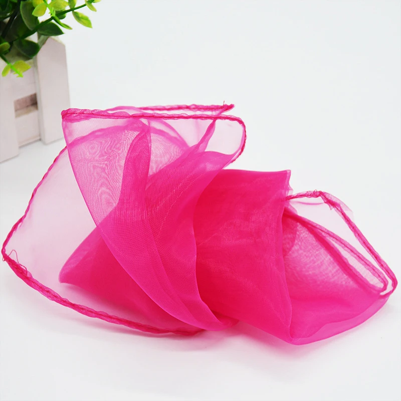 Однотонный женский шарф ярких цветов лето весна прозрачные квадратные шифоновые