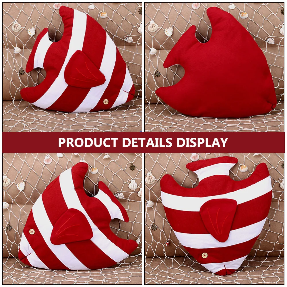 

1Pc Creative Lovely Cotton Cushion Decorative Fish Modeling Pillow Home Decor